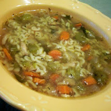 Alphabet Chicken Soup (Crock Pot)