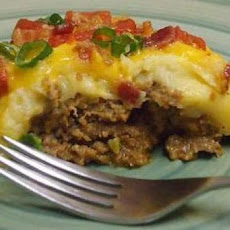 Bacon Cheeseburger Potato Pie