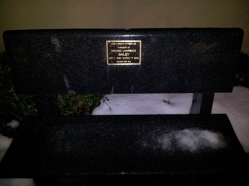 Michael Lawrence Bailey Memorial Bench