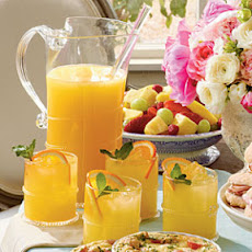 Sparkling Ginger-Orange Cocktails