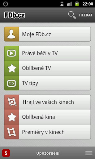 FDb.cz + Program kin a TV