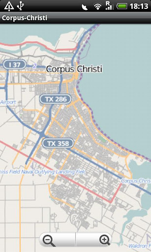 Corpus Christi Street Map