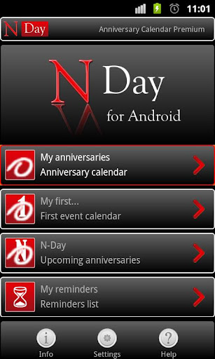 NDay Anniversary Calendar Free