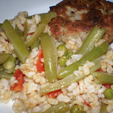 Easy Vegetarian Brown Rice Pilaf