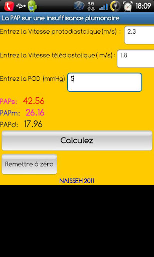 Claculer la PAP par l'IP