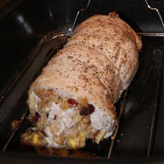 Cranberry Apple Stuffed Pork Loin