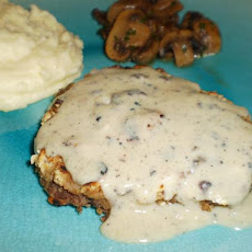 Cream Gravy for  Chicken Fried Steak (Light)