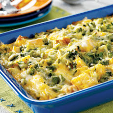 Italian Alfredo Broccoli Strata