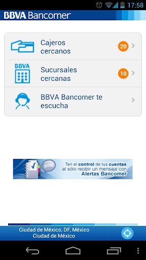 BBVA Bancomer Localizaciones
