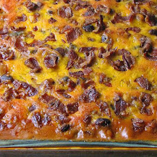 Three Bean Burger Bake