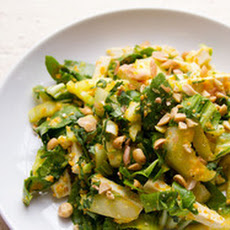Bok Choy and Tofu Salad with Carrot-Ginger Dressing