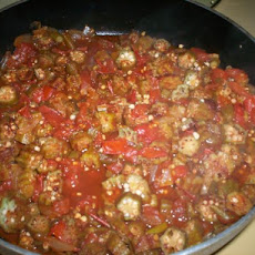Southwest Style Spanish Okra