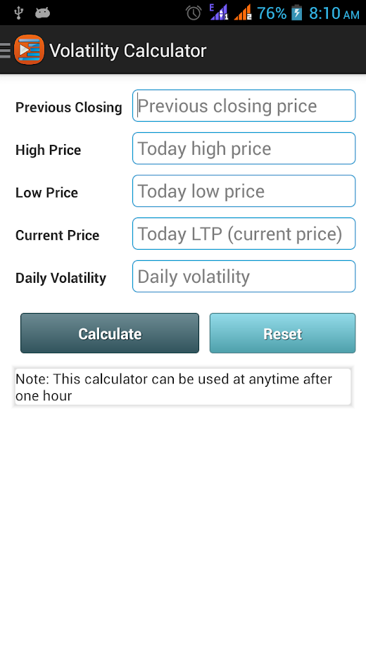 Gann Intraday Calculator