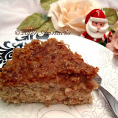 Oat Cake With Coconut Topping (Low Fat)