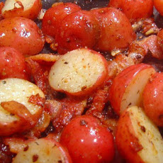 New Potatoes With Bacon and Parmesan