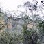 View up the valley