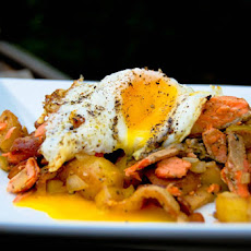 Grilled Salmon Hash