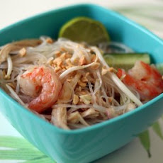 Thai Noodle Salad with Turkey and Shrimp