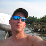 Wes and Alan Fishing at Lake Gantt