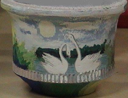 Pot painting can be more creative just need is good imagination, 