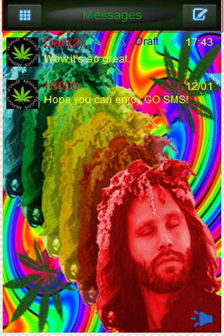 GoSMS Beautiful Jim Morrison