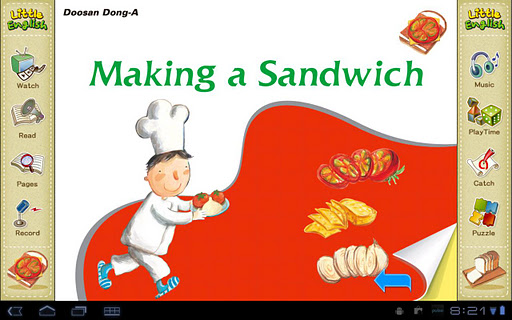 리틀잉글리시-Making a Sandwich 5세용