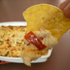 Roasted Red Pepper & Olive Baked Cheese Spread