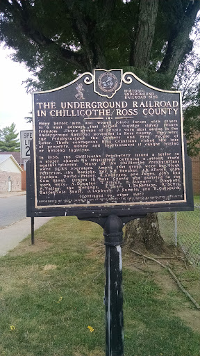 The Underground Railroad In Chillicothe/Ross County