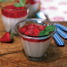 Vanilla Crème with Fresh Berry Jam