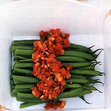 Haricots Verts with Hot Pepper Relish