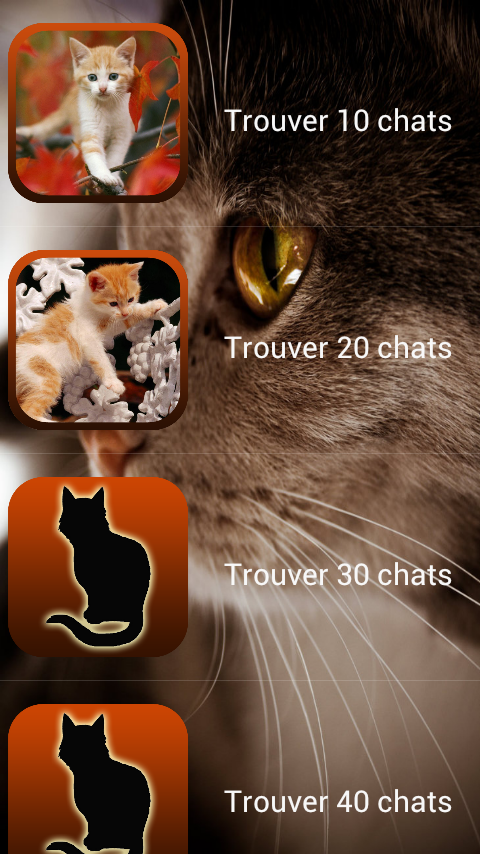 Android application Find a cat 2. Free! screenshort
