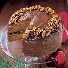 Spiced Pumpkin Cake with Caramel Icing