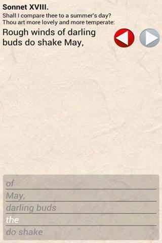 【免費教育App】Shakespeare Sonnet Trainer Lt-APP點子