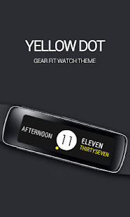 Yellow Dot Clock Screenshot