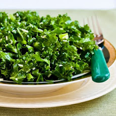 Raw Kale Salad with Pecorino (or Parmesan) and Lemon