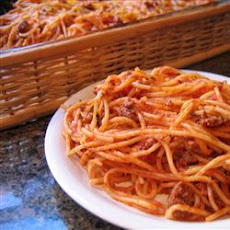 Easy Baked Spaghetti