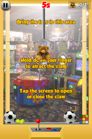 Android application Teddy Bear Machine Game screenshort