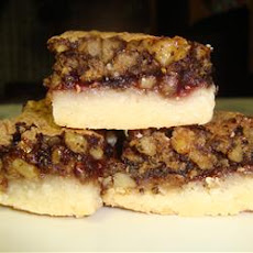Raspberry-Walnut Shortbread