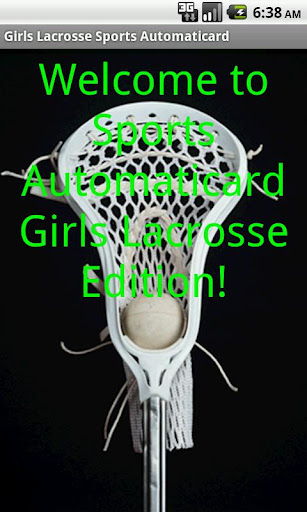 Girls Lacrosse Card Free