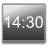 Simple Clock Widget mobile app icon