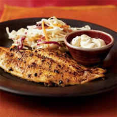 Pan-Fried Catfish with Cajun Tartar Sauce