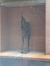 Ascenseur Sculpture de bronze