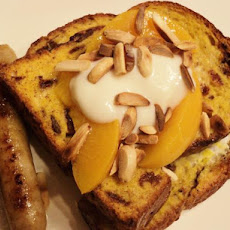 Oven-Baked French Toast With Peaches