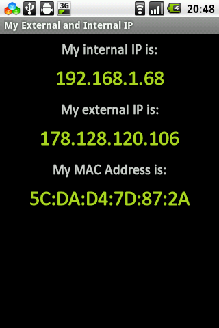 My External and Internal IP