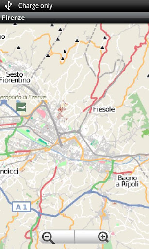 Firenze Florence Street Map