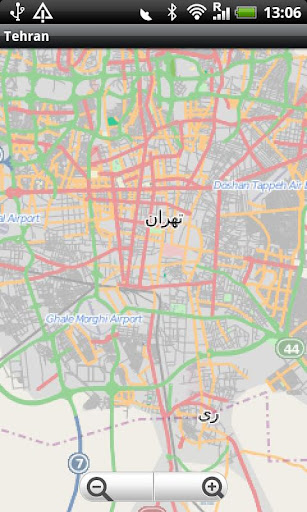 Tehran Street Map