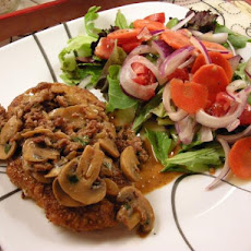 Jägerschnitzel (Pork or Veal Cutlets in  Mushroom Gravy)