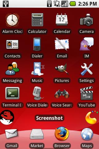 aHome Theme: RedHat