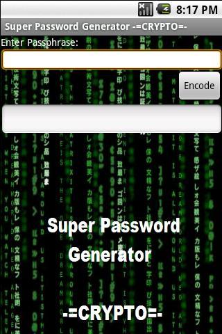 Super Password Generator