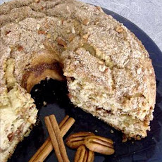 Sourdough Cinnamon Pecan Coffee Cake